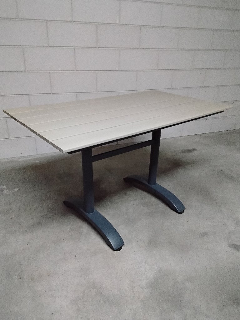TUINTAFEL ALUMINIUM, Ophalen, Gebruikt, Rechthoekig, Aluminium