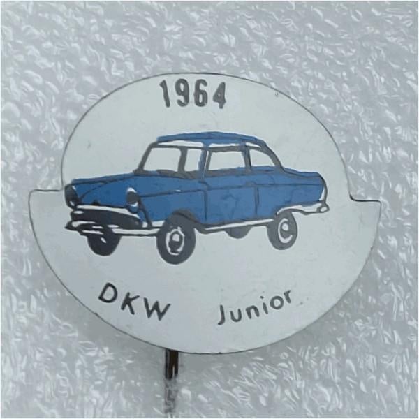 SP1147 Speldje 1964 DKW Junior blauw, Verzamelen, Ophalen of Verzenden, Gebruikt, Overige onderwerpen