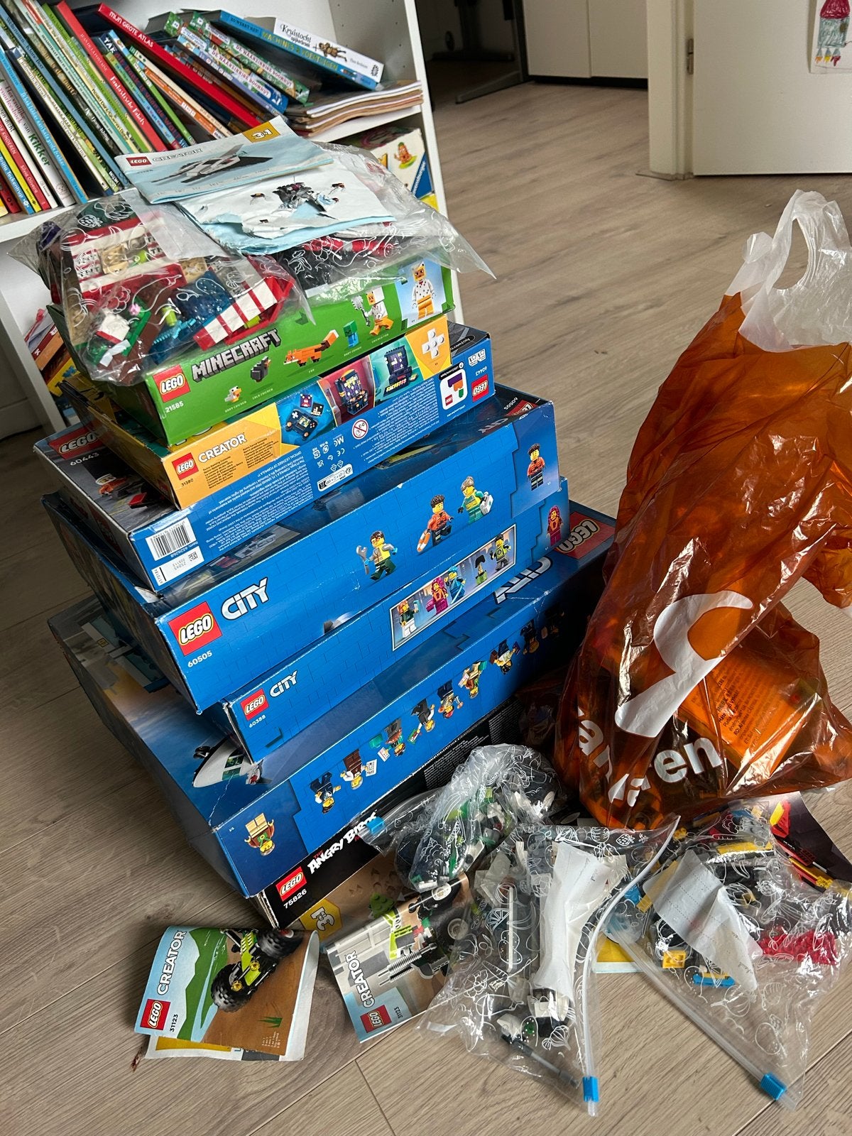 Grote LEGO collectie: City, Creator, Minecraft, Technic, Dre, Verzenden, Gebruikt, Overige merken