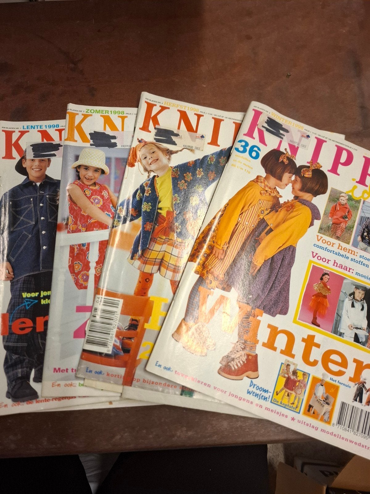 Knippie Idee patronenbladen LenteZomer HerfstWinter 1998, Kind, Knippie, Ophalen of Verzenden, Overige typen