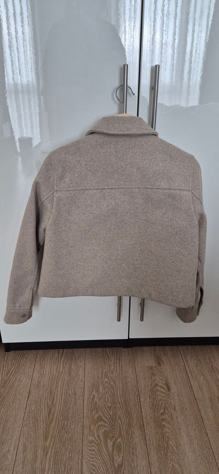 Zara Overshirt Jasje Beige Maat S, Ophalen of Verzenden, Maat 36 (S), Gedragen, Zara