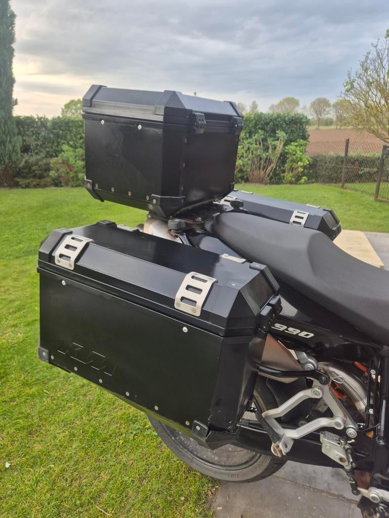 KTM SMT 990 SM SMR SUPERMOTO T zijkofferset + montagebeugels, Ophalen of Verzenden, Gebruikt