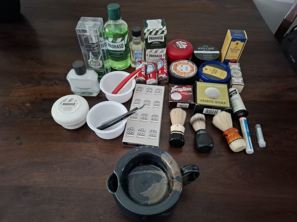 grote verzameling scheerspullen, Ophalen of Verzenden, Zo goed als nieuw, Gehele gezicht, Verzorging