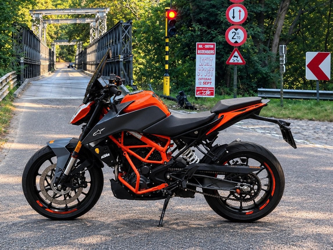 KTM 390 Duke nieuwstaat. 3600km, Motoren, Particulier, Naked bike