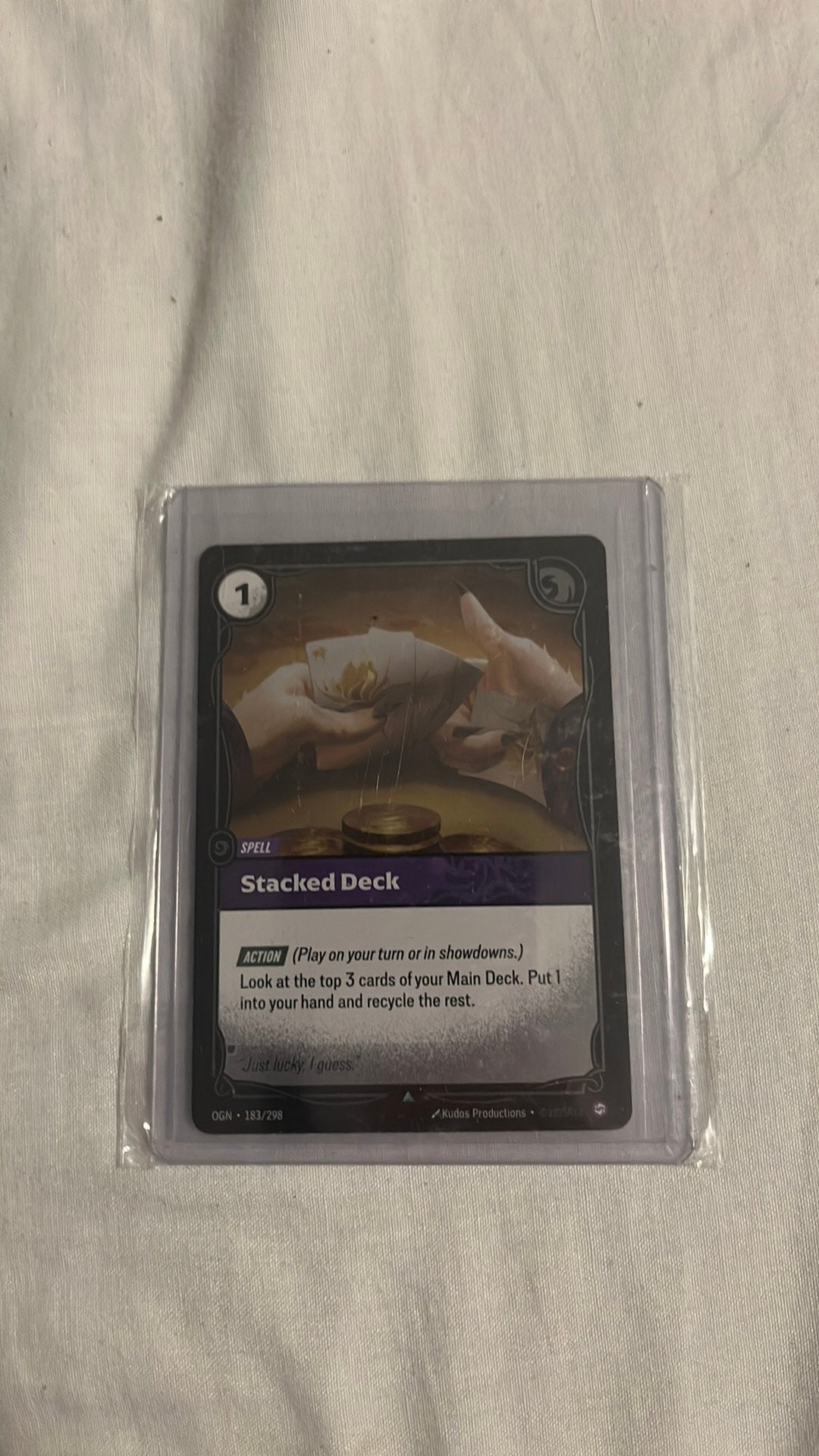 League of legend stacked deck, Ophalen, Gebruikt, Losse kaart