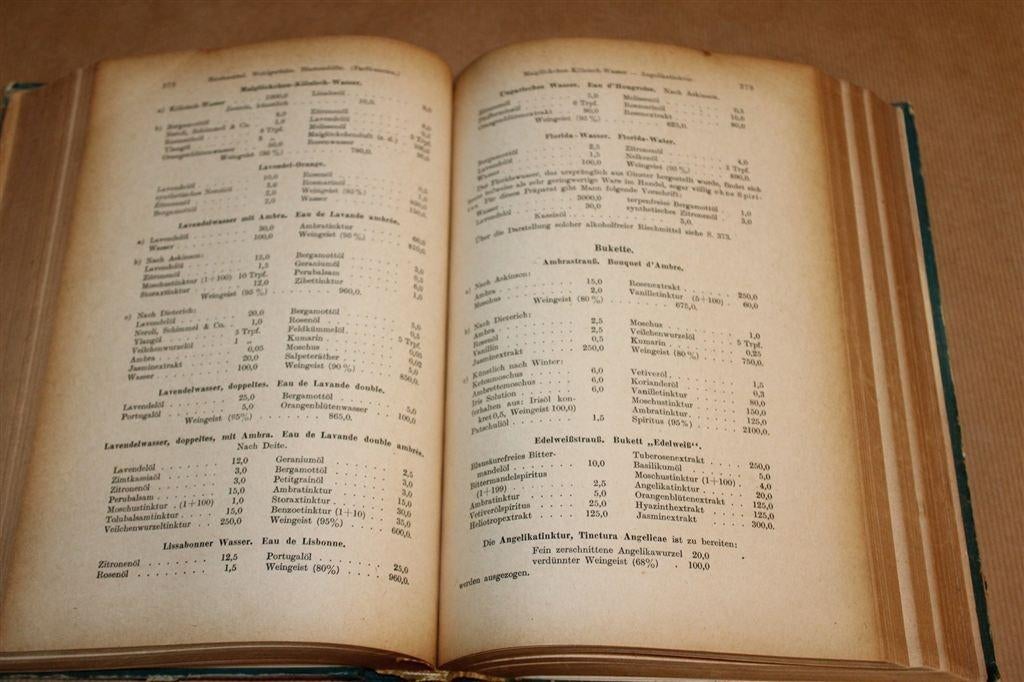 Voorschriftenboek Drogisten — Recepten & Bereidingen [1942], Ophalen of Verzenden, Gelezen