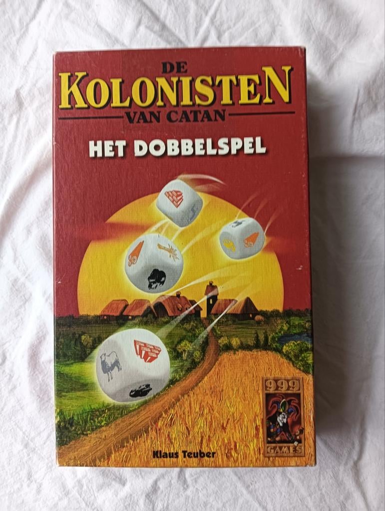 De Kolonisten van Catan: Het Dobbelspel, Hobby en Vrije tijd, Gezelschapsspellen | Bordspellen, Gebruikt, Een of twee spelers