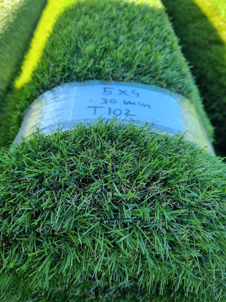 Kunstgras coupon 5 x 4 meter T102 30 mm, Ophalen, Nieuw, 20 m² of meer, Kunstgras