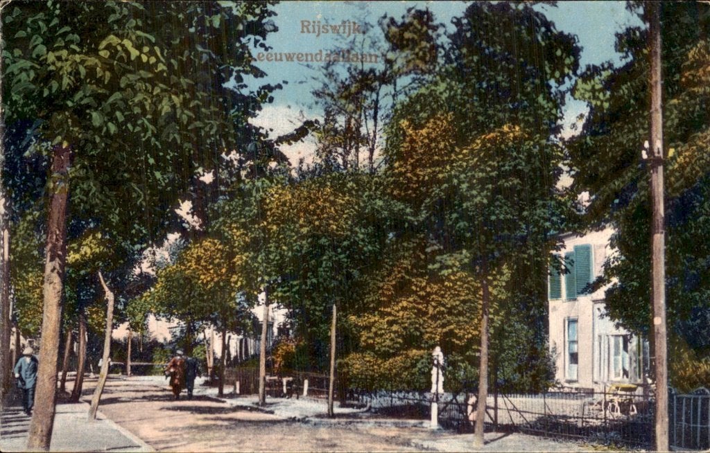Rijswijk - Laan - Bomenlaan, Ophalen of Verzenden, Voor 1920, Ongelopen, Zuid-Holland