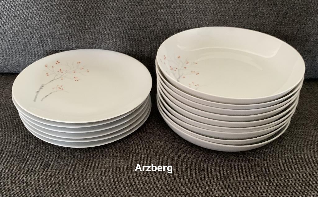 Arzberg borden, ontbijt- lunchborden + soep- pastaborden new, Ophalen of Verzenden, Zo goed als nieuw, Bord(en), Overige stijlen