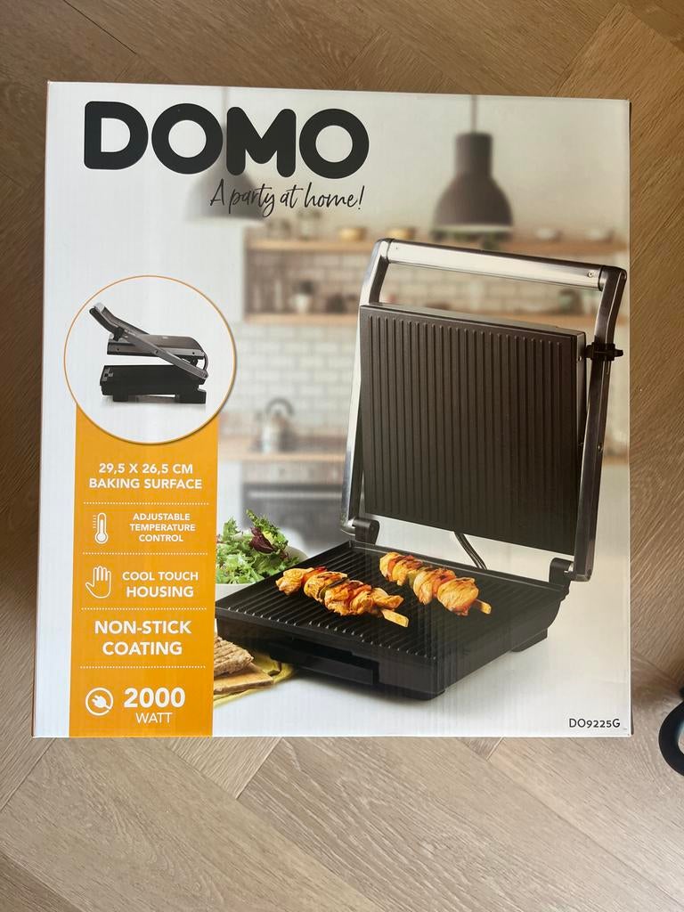 Domo DO9225G Grill - Nieuw in verpakking, Ophalen of Verzenden, Nieuw