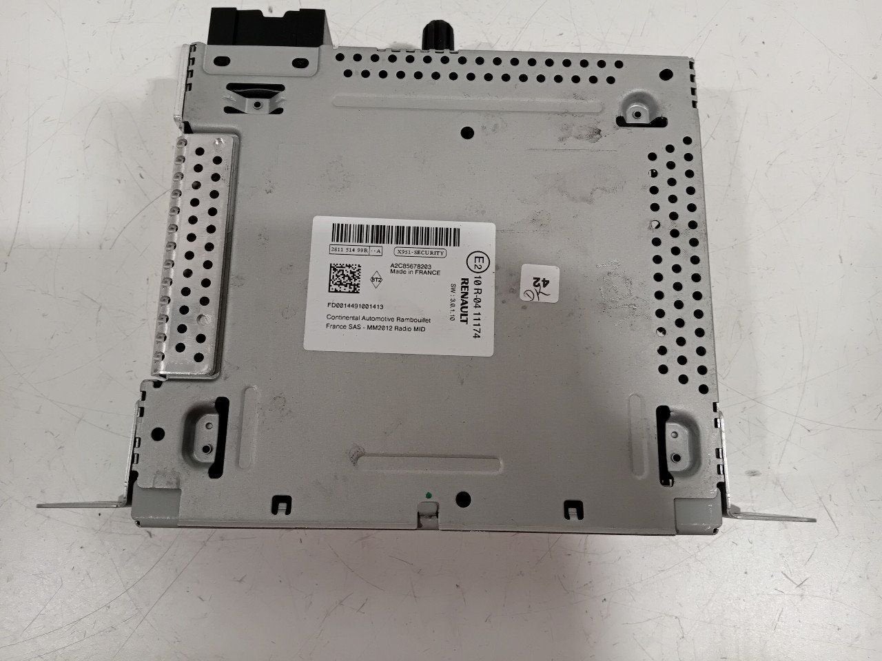 Radio Renault Zoé, Auto diversen, Autoradio's, Ophalen of Verzenden, Van der Ven Autorecycling B.V., Onderdelen@venauto.nl, Ettenseweg 76, 4706 PB Roosendaal, The Netherlands