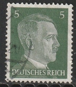Rijk 1941 784 Hitler 5p, Gest, Ophalen of Verzenden, Overige periodes, Gestempeld