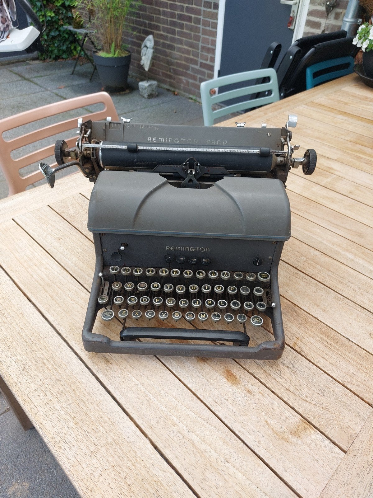 Typemachine Remington Rand., Diversen, Typemachines, Ophalen