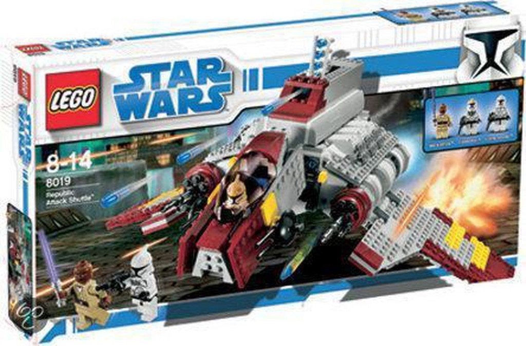 Lego Star Wars Republic Attack Shuttle, Ophalen of Verzenden, Zo goed als nieuw, Complete set, Lego