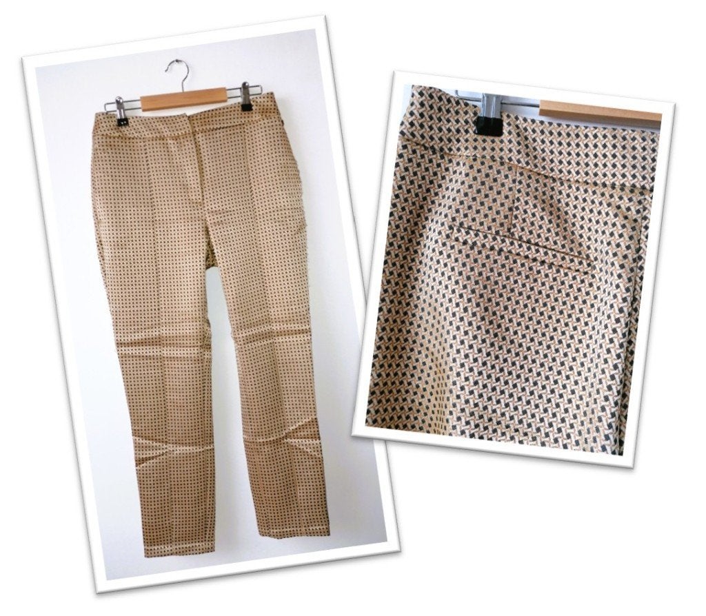 Harper & Yve goud en bruine broek, maat 38, Kleding | Dames, Gelegenheidskleding, Zo goed als nieuw, Overige typen, Maat 38/40 (M)