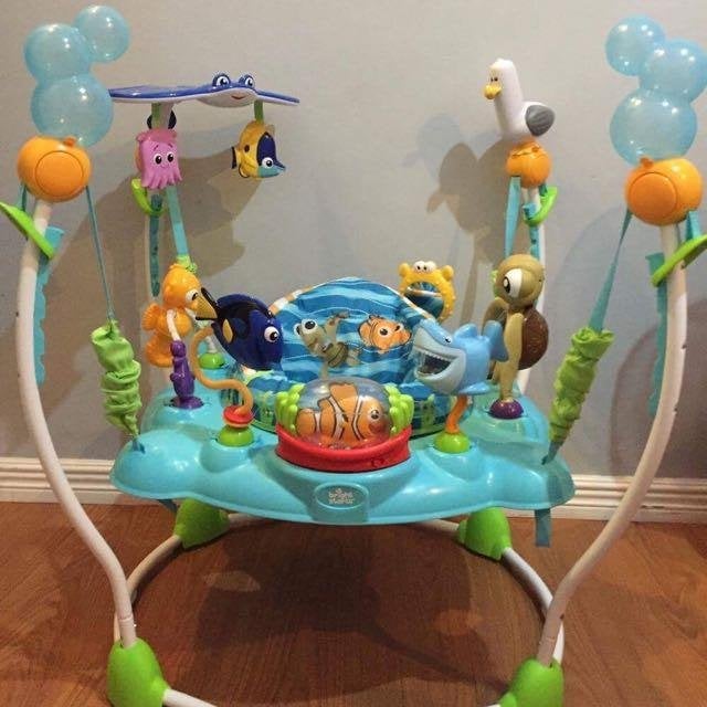 Disney Baby jumper Finding Nemo, Kinderen en Baby's, Speelgoed | Babyspeelgoed, Ophalen, Zo goed als nieuw, Babygym, Met licht