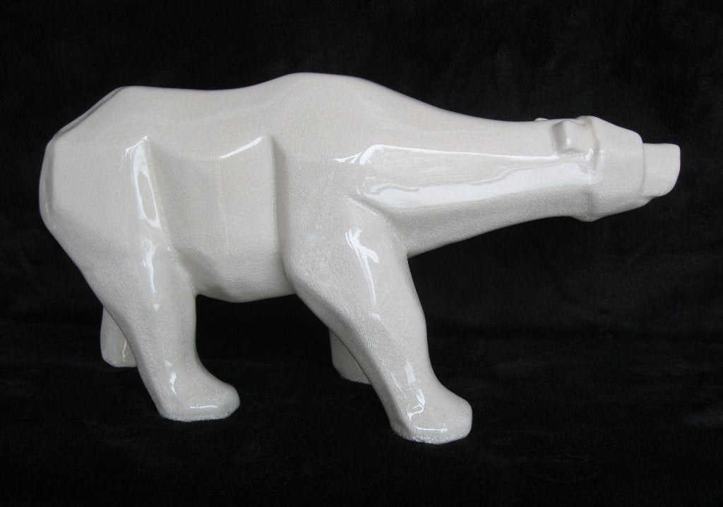 Grote Art Deco ijsbeer '1930, Ophalen
