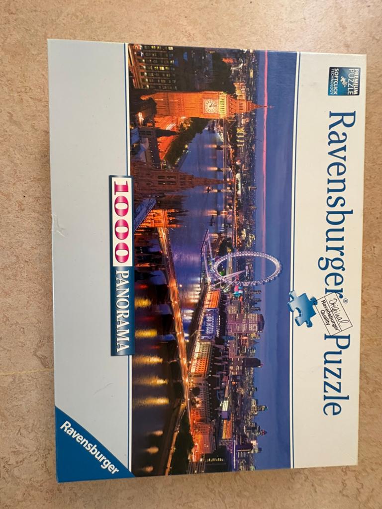 Puzzel londen 1000 stukjes, Ophalen, 500 t/m 1500 stukjes, Zo goed als nieuw