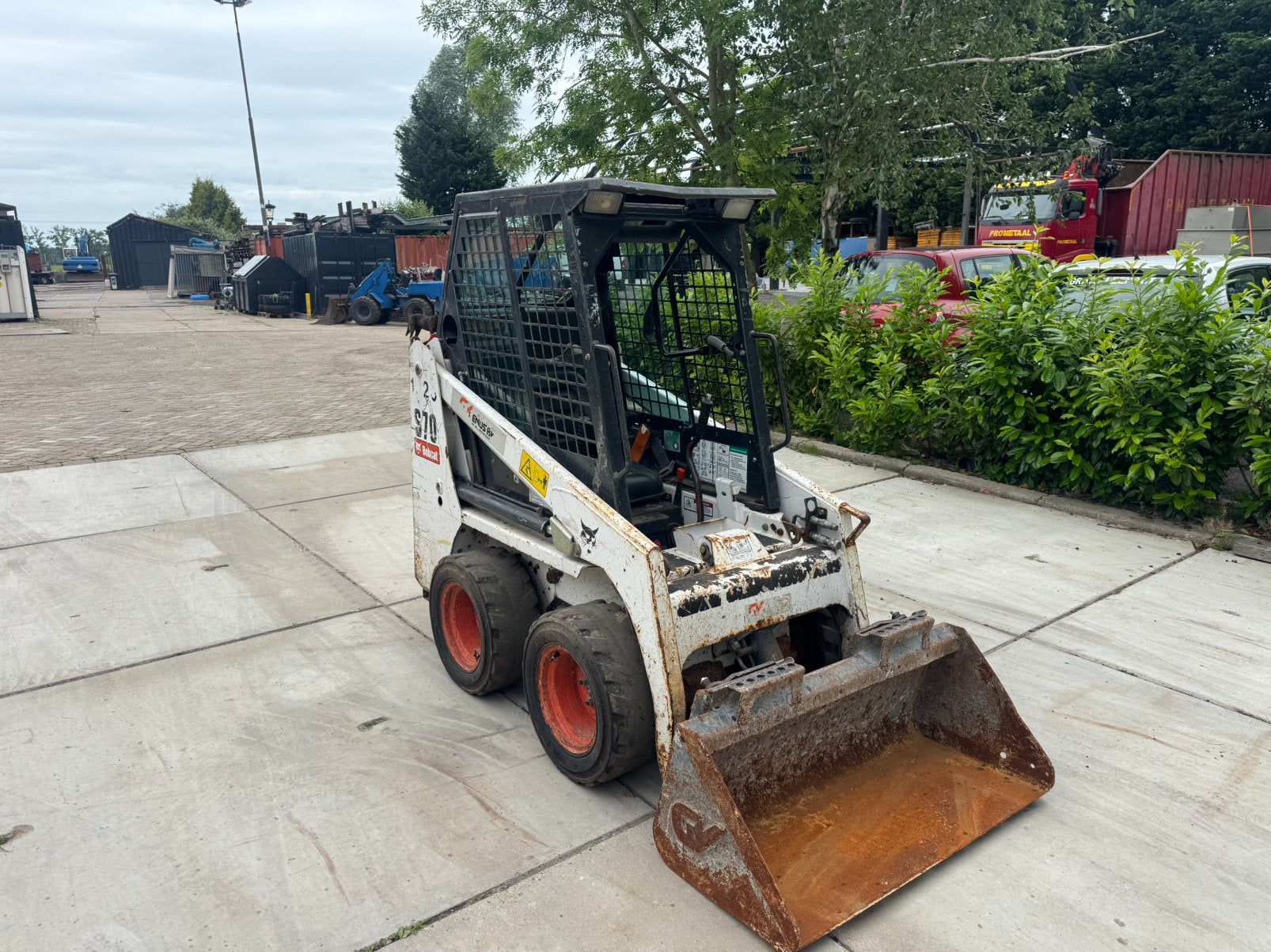 Bobcat S70  / 1100 uur / lepelbord+ brede velgen, Ophalen, Wiellader of Shovel