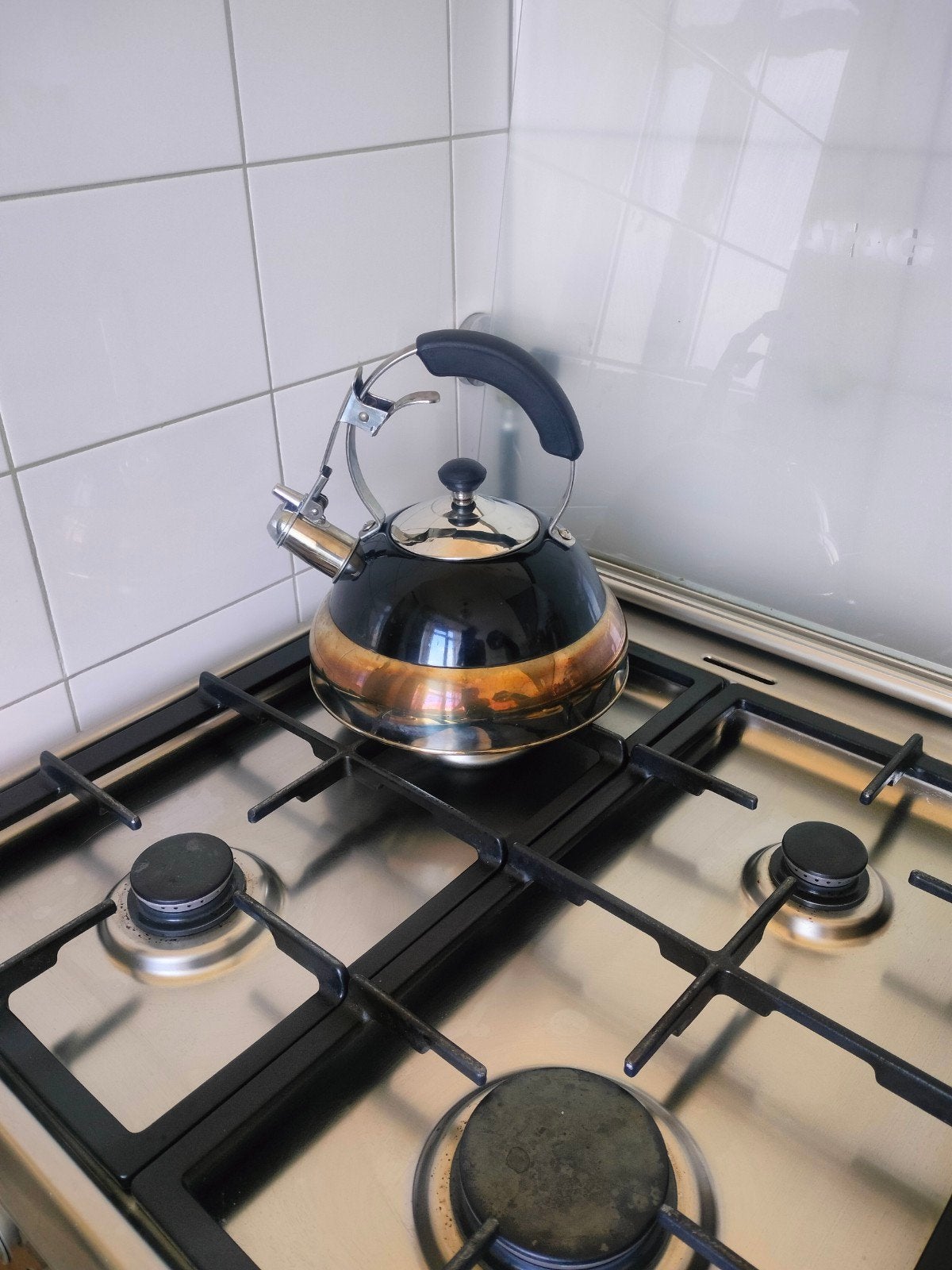 Wesco fluitketel voor gasfornuis - Zware kwaliteit, 2 liter of meer, Ophalen of Verzenden, Zo goed als nieuw, Rvs