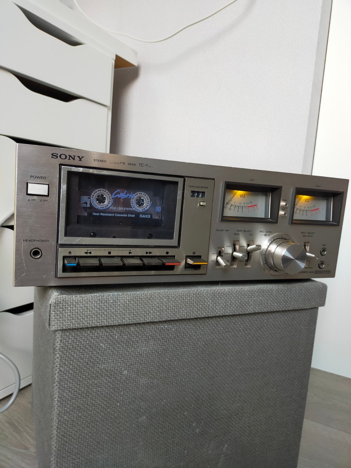 Sony TC-K4A Cassettedeck, Audio, Tv en Foto, Cassettedecks, Ophalen of Verzenden, Enkel, Sony