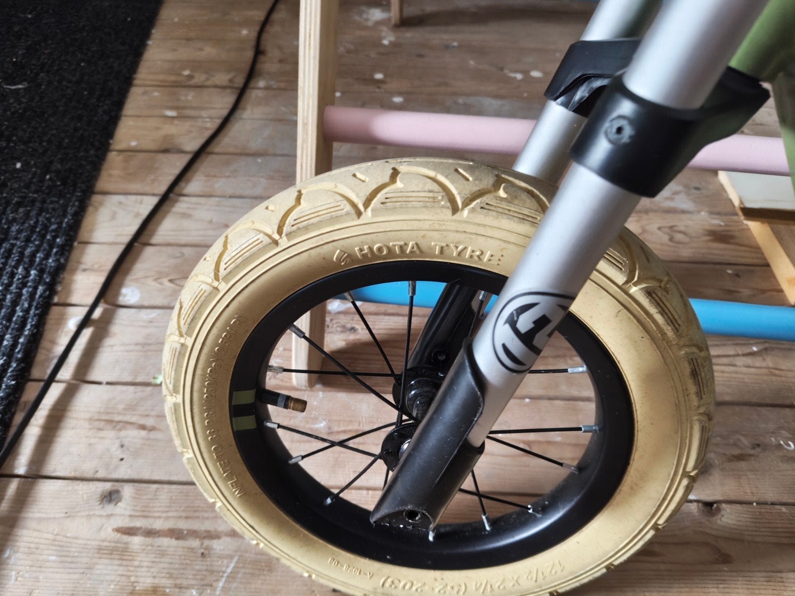 BERG Biky loopfiets groen, 16 tot 20 inch, Velgrem, Zo goed als nieuw, Ophalen