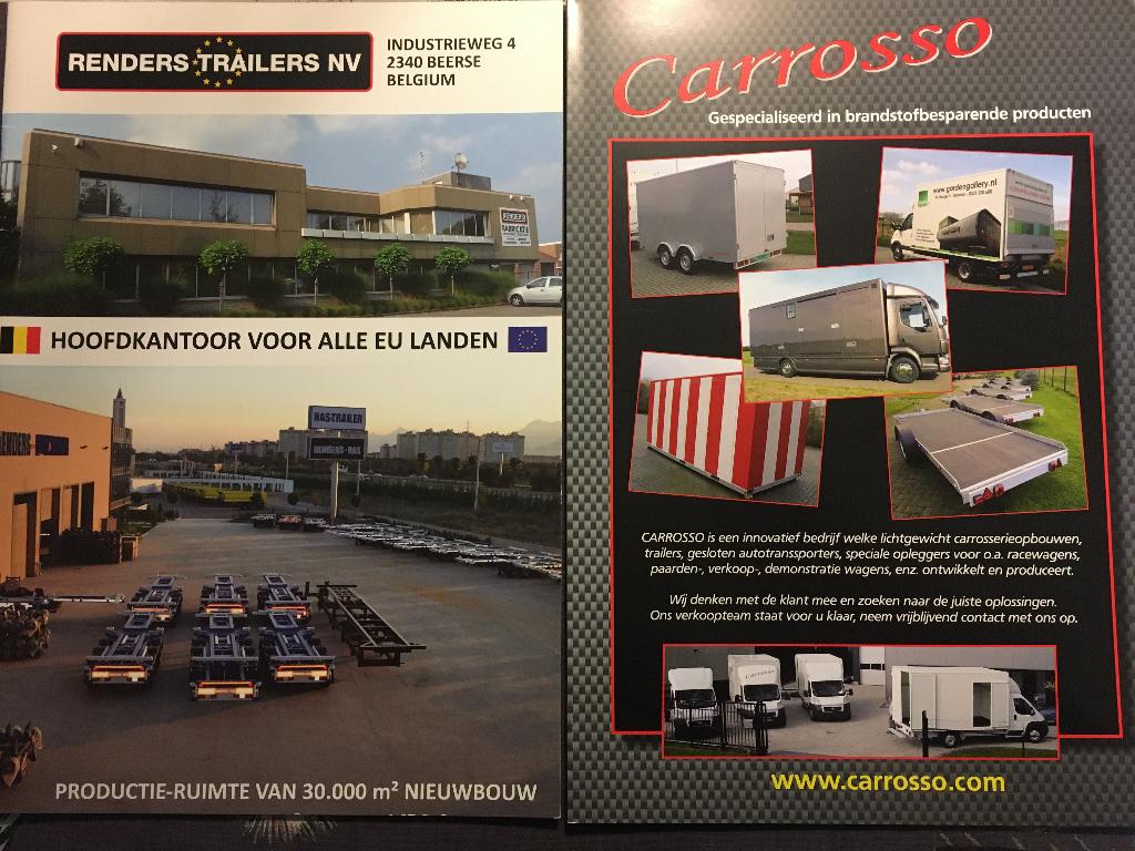 15x Renders Dennison Bulthuis Bunk Elcar folders brochures, Ophalen of Verzenden, Zo goed als nieuw, Overige merken