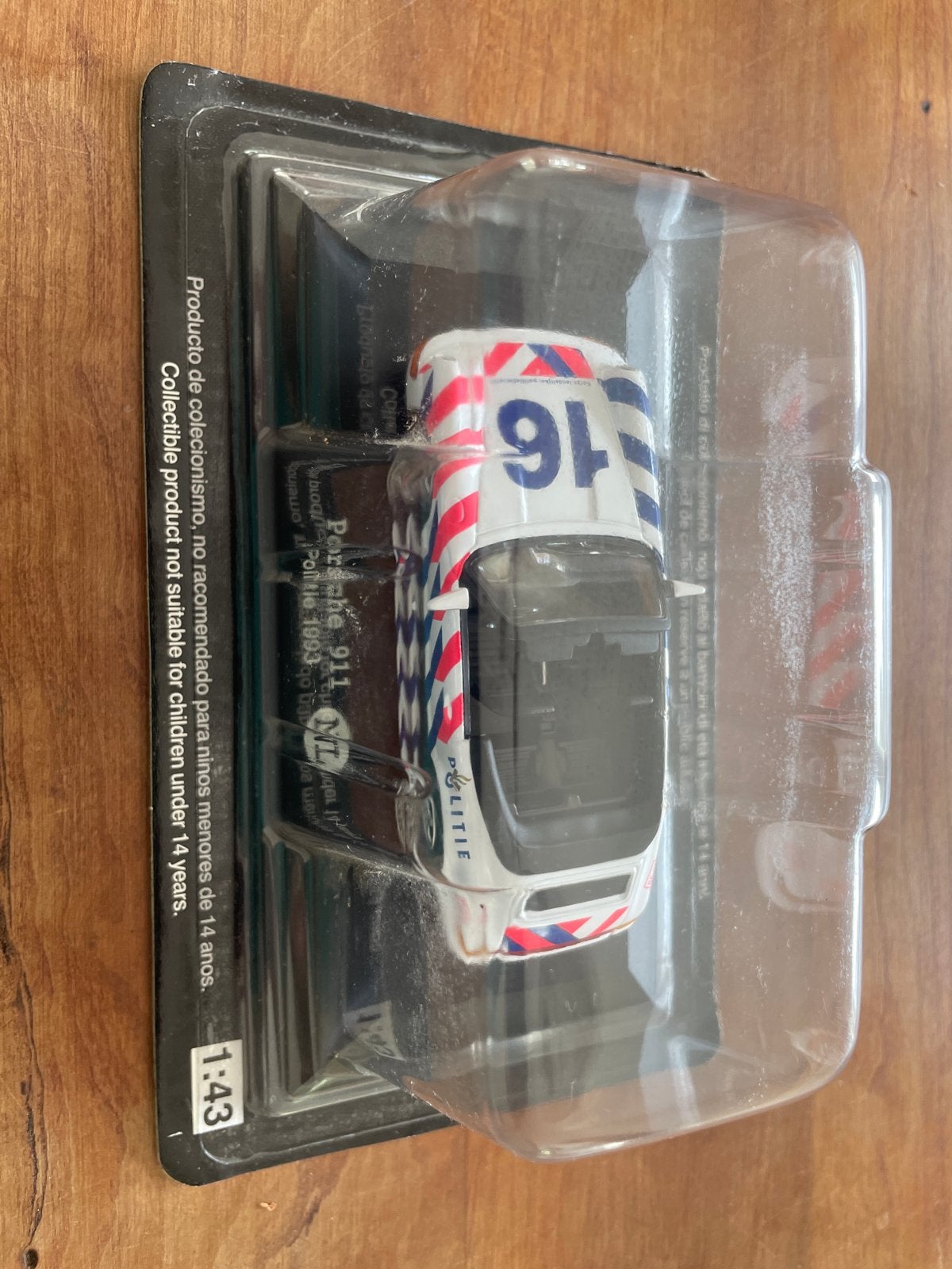 Miniatuur Politie Auto 911 - Schaal 1:43, Ophalen of Verzenden, Nieuw, Auto, Overige merken