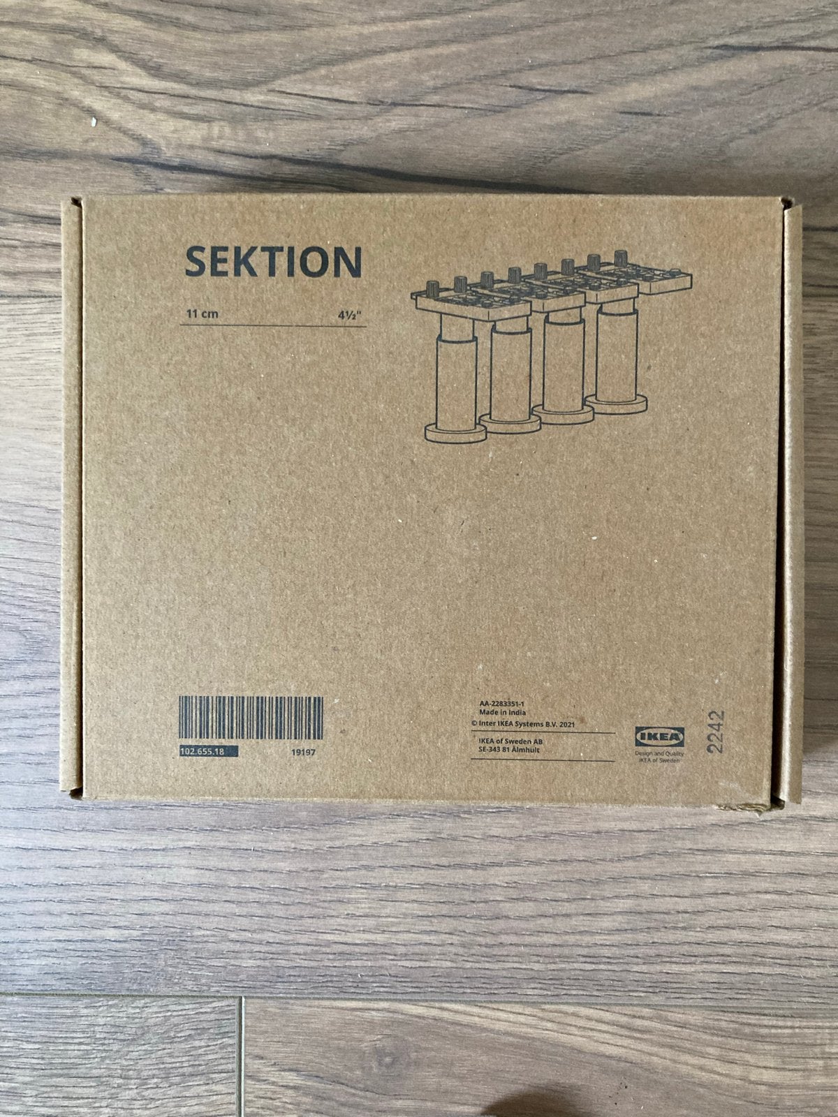 IKEA Sektion Poten 11 cm - Nieuw in doos, Ophalen, Nieuw