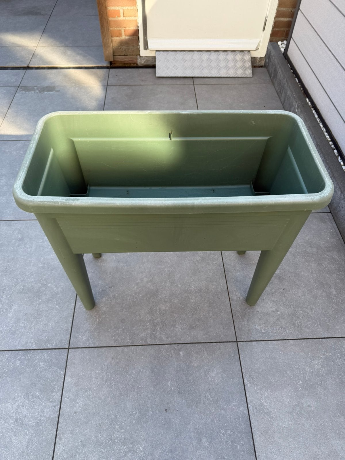 Elho Green Basics Kweektafel / Kruidenbak op Poten (Groen), Ophalen, Gebruikt, Kunststof, Tuin
