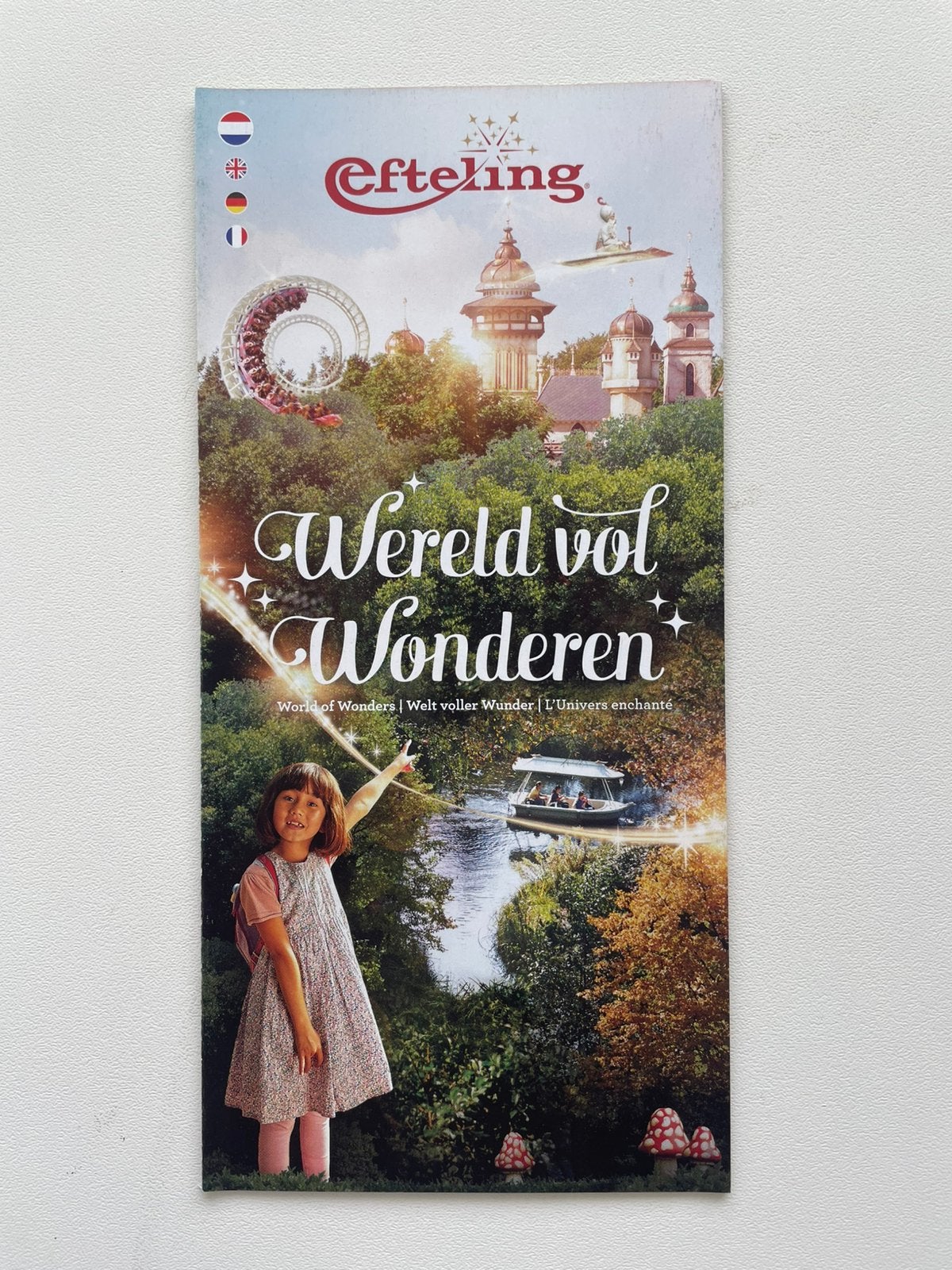Efteling Flyer Wereld vol Wonderen, Ophalen of Verzenden, Nieuw, Gebruiksvoorwerp