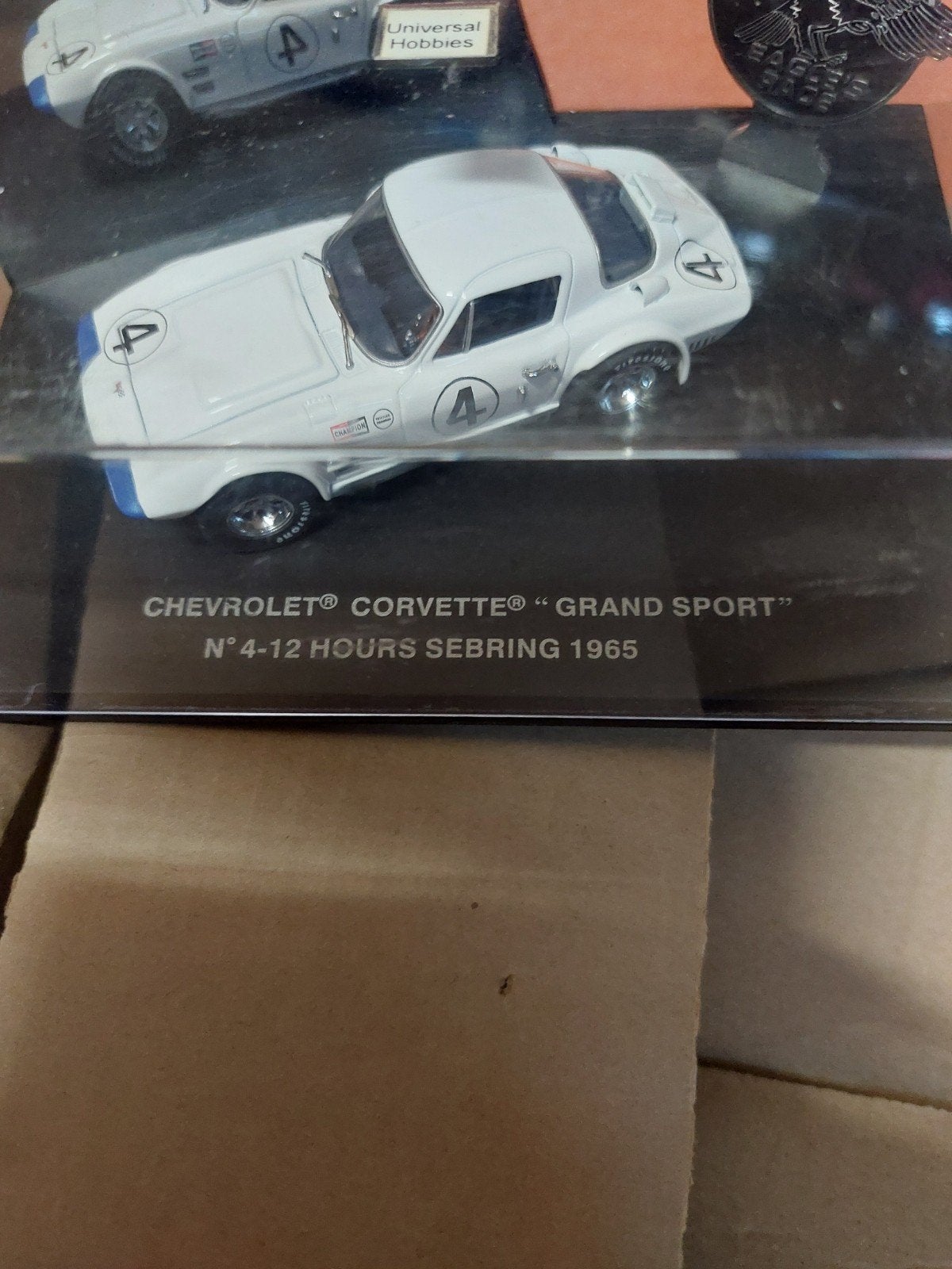 Chevrolet Corvette Grand Sport Sebring 1965 modelauto, Overige merken, Auto, 1:32 tot 1:50, Ophalen of Verzenden