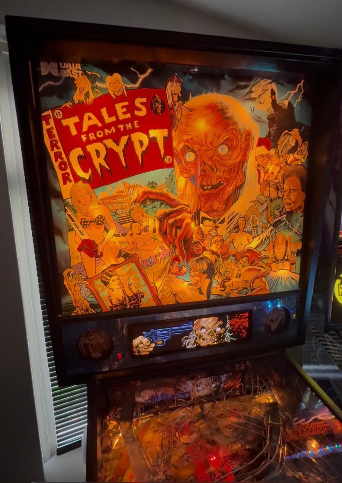 Flipperkast Tales From The Crypt Data East, Verzamelen, Ophalen, Gebruikt, Data East, Dot-matrix