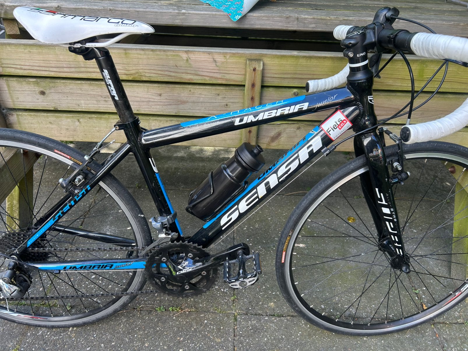 Kinder racefiets, 26 inch, Minder dan 49 cm, Zo goed als nieuw, 15 tot 20 versnellingen