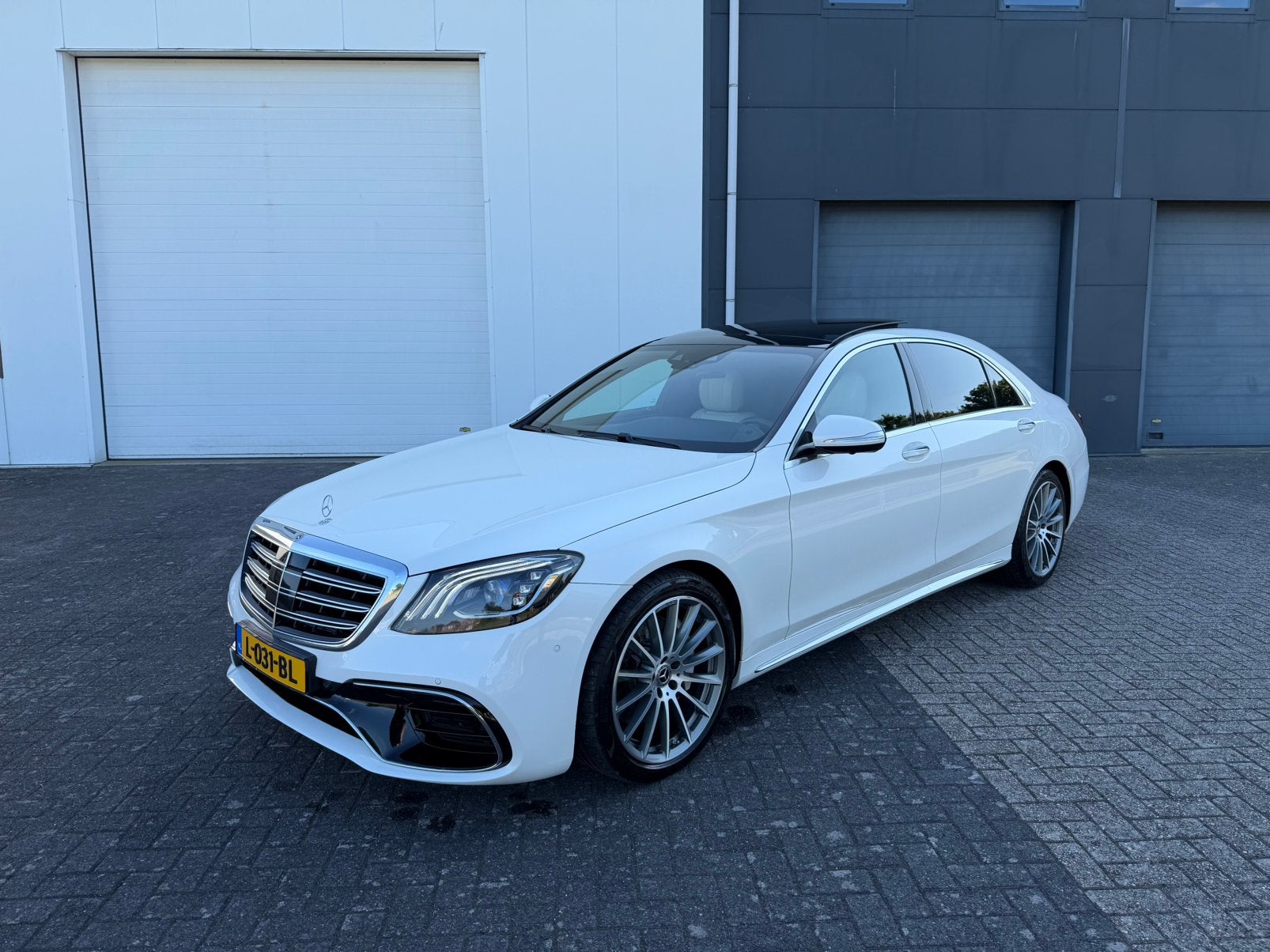 Mercedes-Benz S-Klasse 400d 4MATIC 63 Pakket 9G-TRONIC Lang, Auto's, Automaat, Euro 5, Beige, 2925 cc