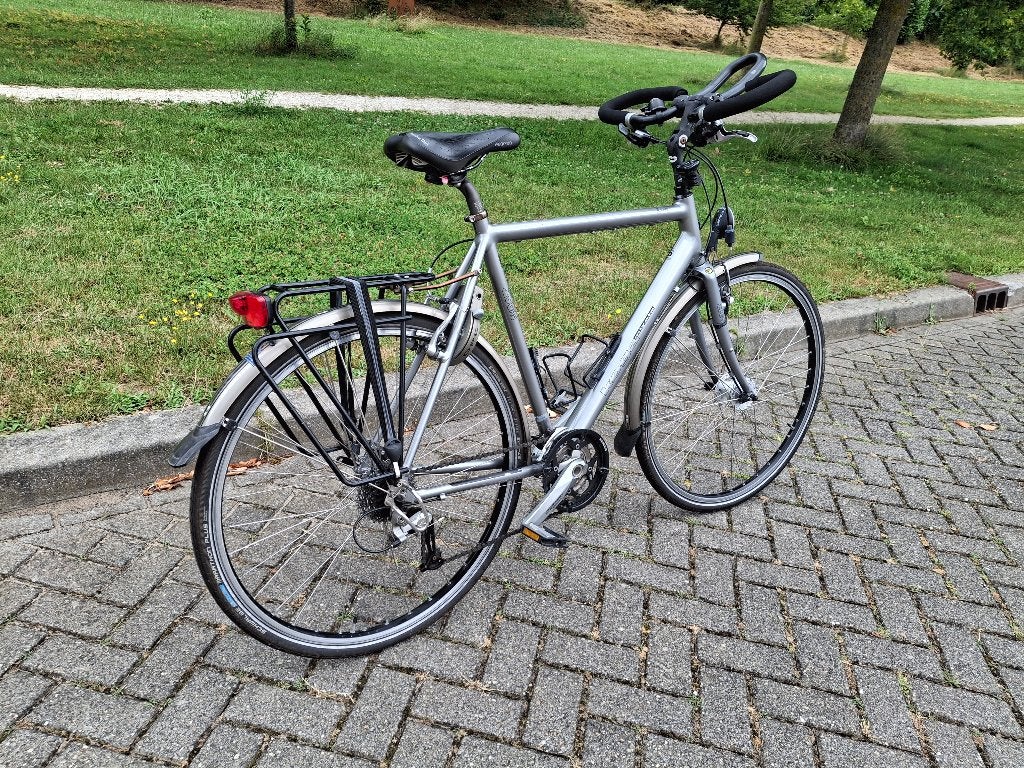 Herenfiets Koga Miyata framehoogte 61 cm, Fietsen en Brommers, Fietsen | Heren | Herenfietsen, Gebruikt, Velgrem, Versnellingen