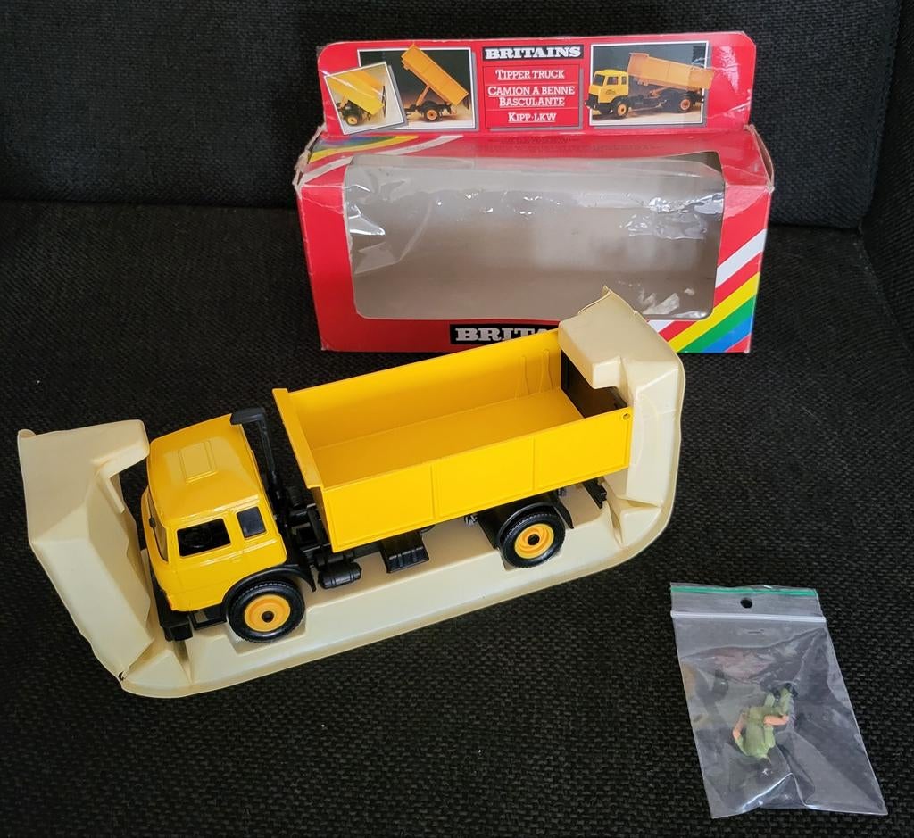 Britains Toys Tipper Truck No. 9583 Jaren '80 - Engeland, Ophalen of Verzenden, Gebruikt