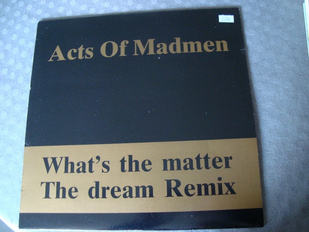 Acts of madmen, Ophalen of Verzenden, Zo goed als nieuw, 12 inch