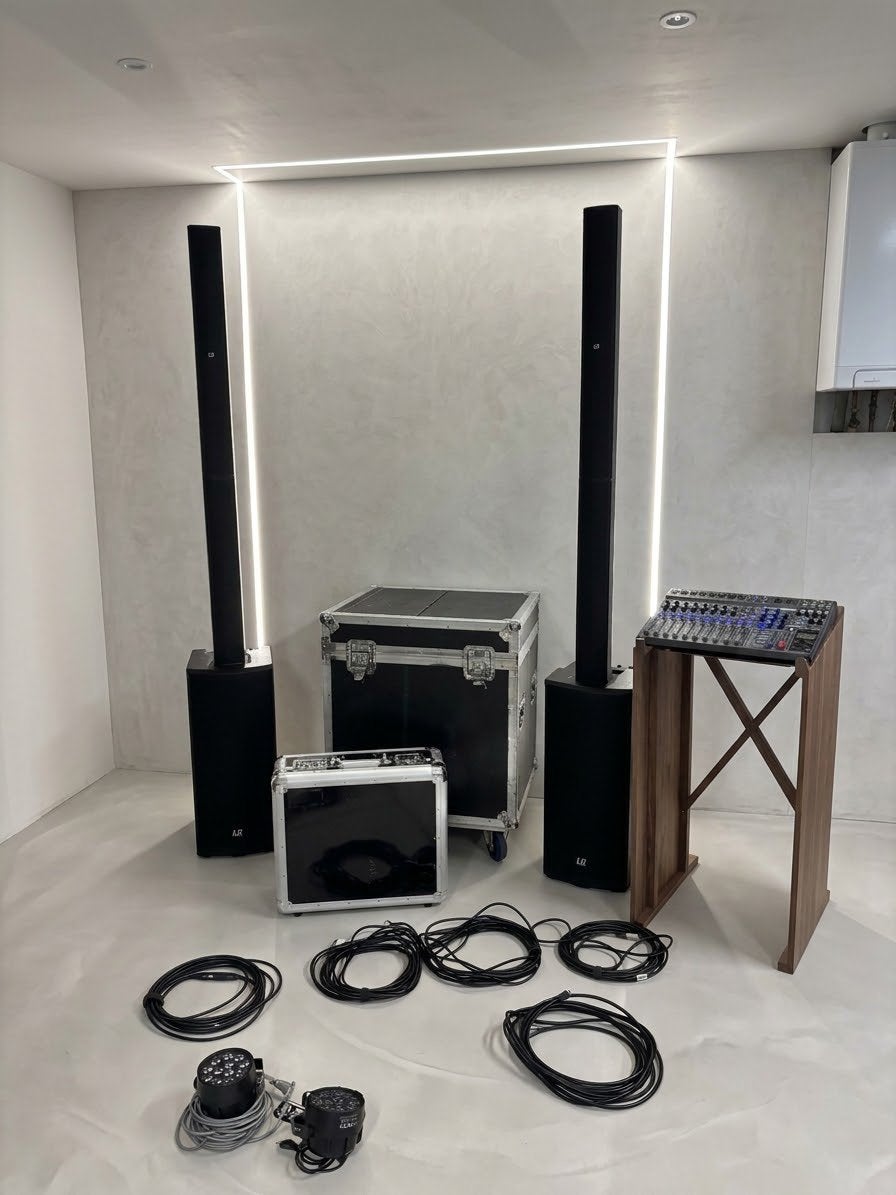 Muziekinstallatie PA-systeem, Ophalen, Zo goed als nieuw, 1000 watt of meer