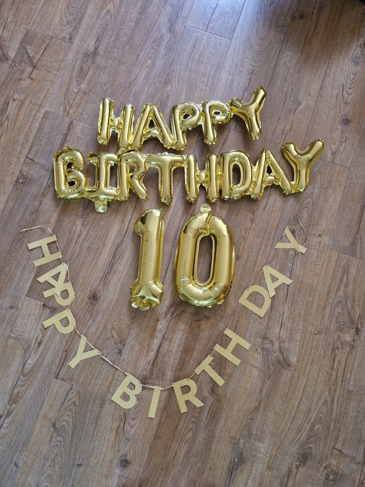 Versiering slingers 10 jaar, Ophalen of Verzenden