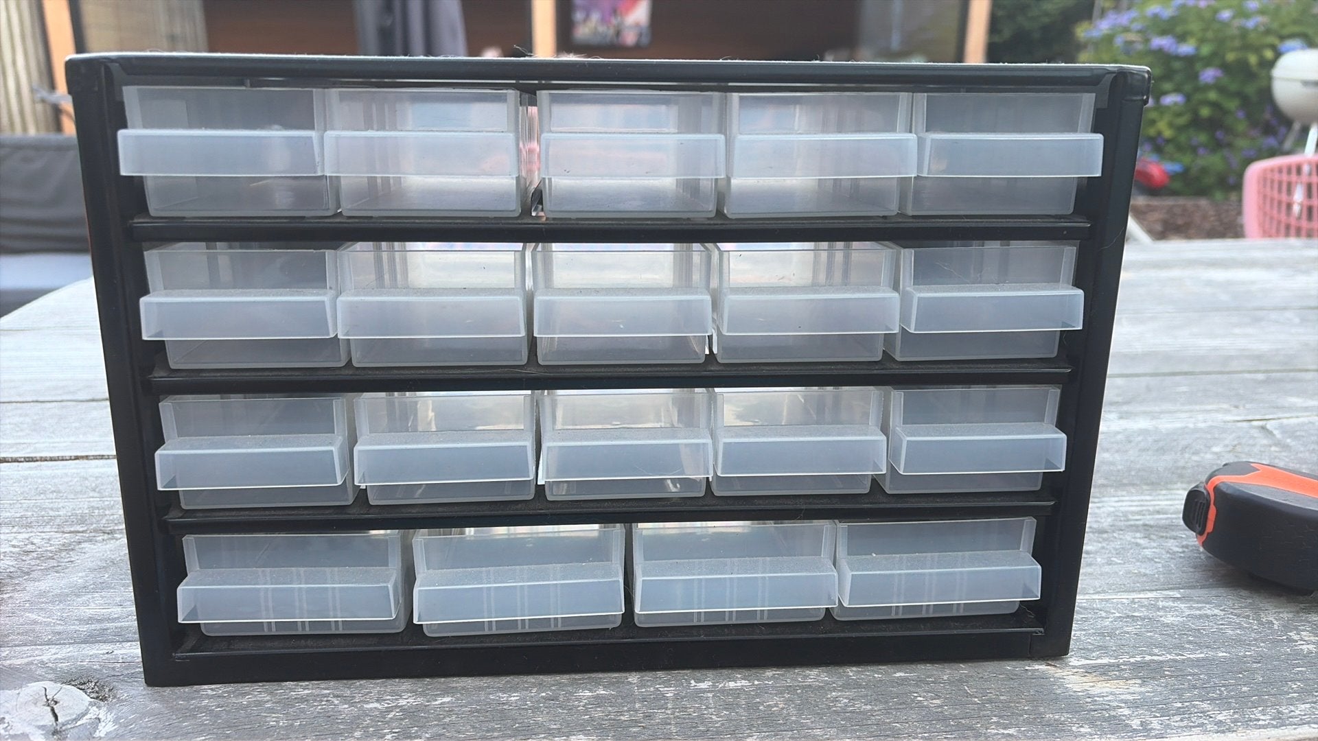 Handig ladekastje met 20 transparante laden, Gebruikt, 5 laden of meer, Ophalen of Verzenden, Minder dan 25 cm