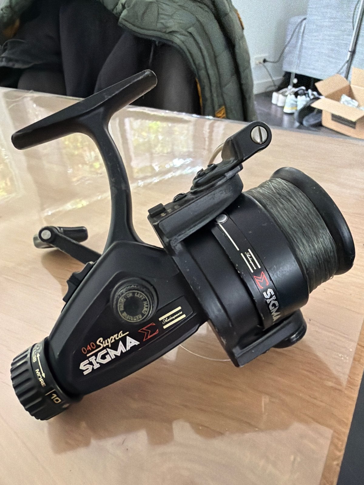 Shakespeare Sigma 040 Supra Vissersmolen - Made in Japan, Watersport en Boten, Ophalen of Verzenden, Gebruikt, Molen