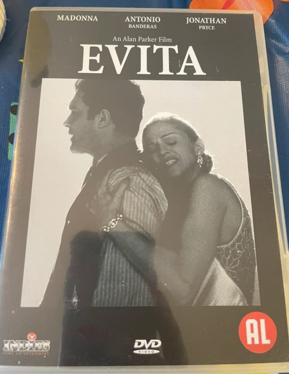 Evita DVD - Musicalfilm met Madonna en Antonio Banderas, Vanaf 6 jaar, Ophalen of Verzenden, Gebruikt, Historisch of Kostuumdrama