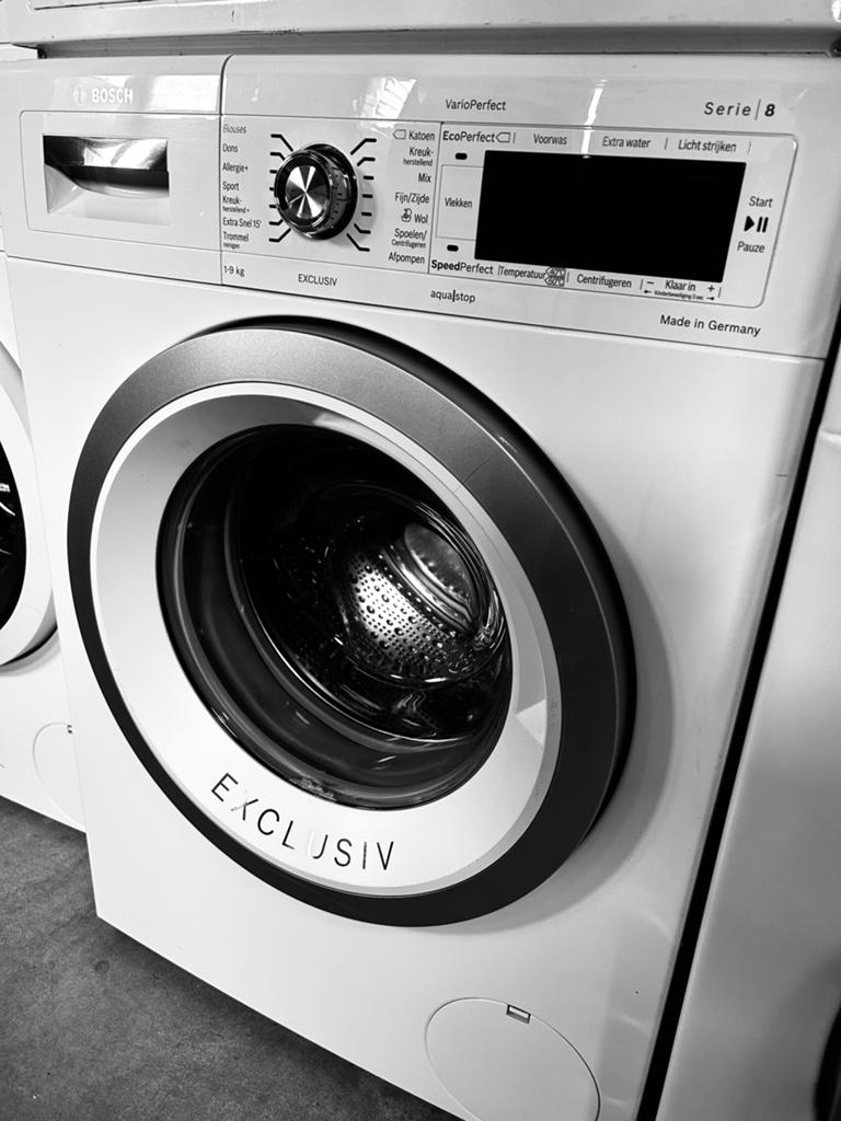 Bosch Serie 8 Exclusiv Wasmachine | SpeedPerfect | topstaat, 1200 tot 1600 toeren, Q, W, Ophalen of Verzenden