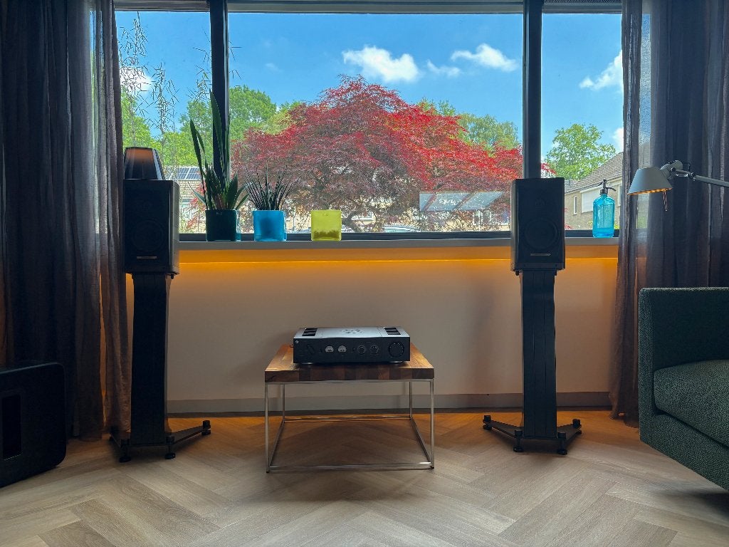 Sonus Faber Cremona Auditor M Graphite + Originele Stands, Audio, Tv en Foto, Gebruikt, 120 watt of meer, Front, Rear of Stereo speakers