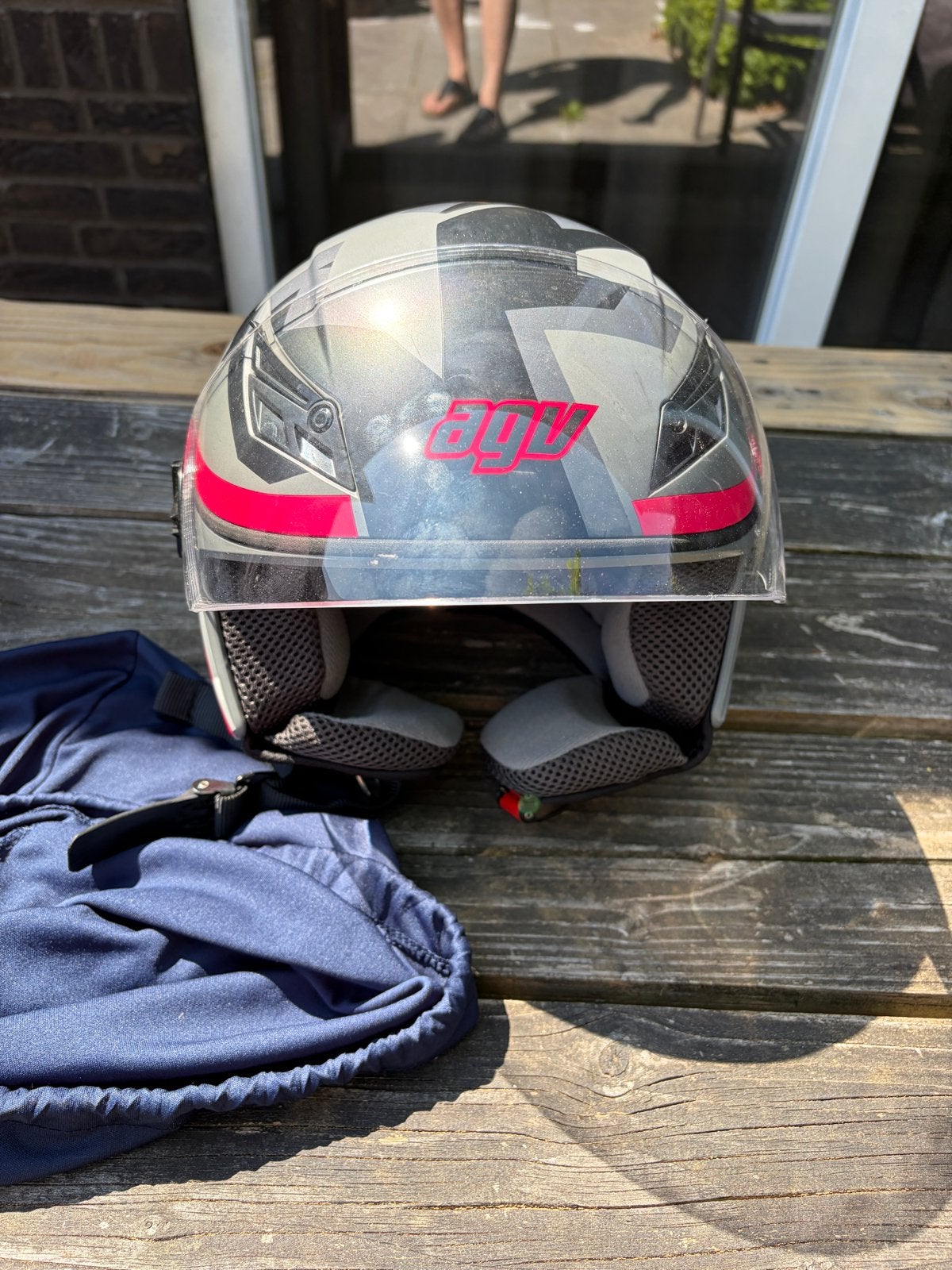 AGV Blade integraalhelm - Maat XS voor motor, Motoren, Kleding | Motorhelmen, Ophalen, XS, Heren, Tweedehands