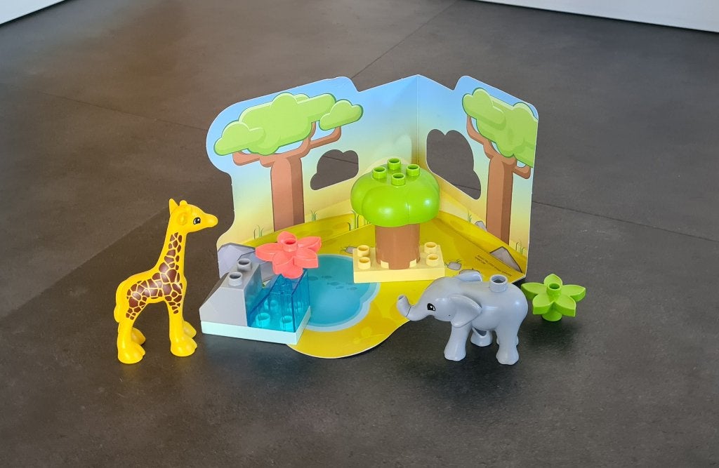 LEGO DUPLO Wilde dieren van Afrika -10971, Ophalen, Zo goed als nieuw, Compleet, Duplo