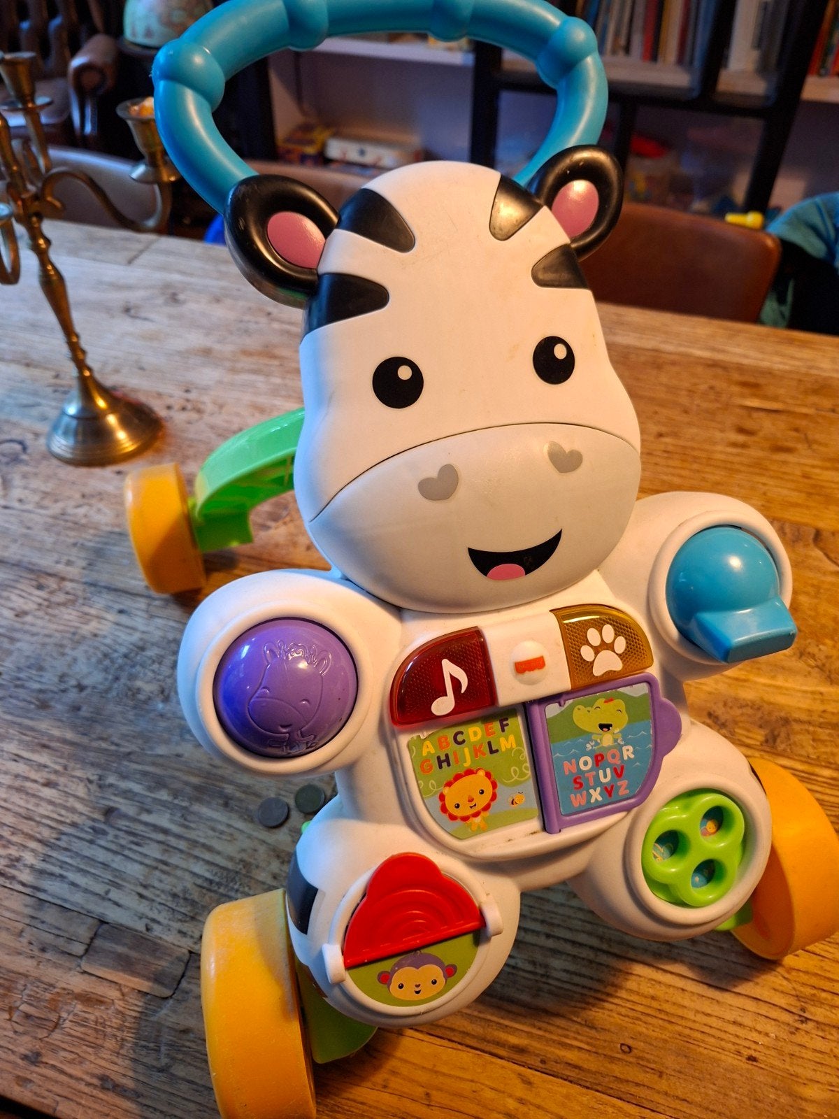 Fisher-Price Zebra Loopwagen met Geluid en Licht, Kinderen en Baby's, Speelgoed | Babyspeelgoed, Ophalen, Zo goed als nieuw, Overige typen