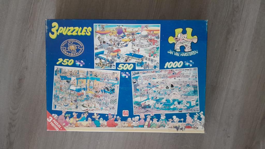 Jan van Haasteren puzzels., Hobby en Vrije tijd, Denksport en Puzzels, Ophalen of Verzenden, 500 t/m 1500 stukjes, Zo goed als nieuw